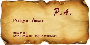 Pelger Ámon névjegykártya